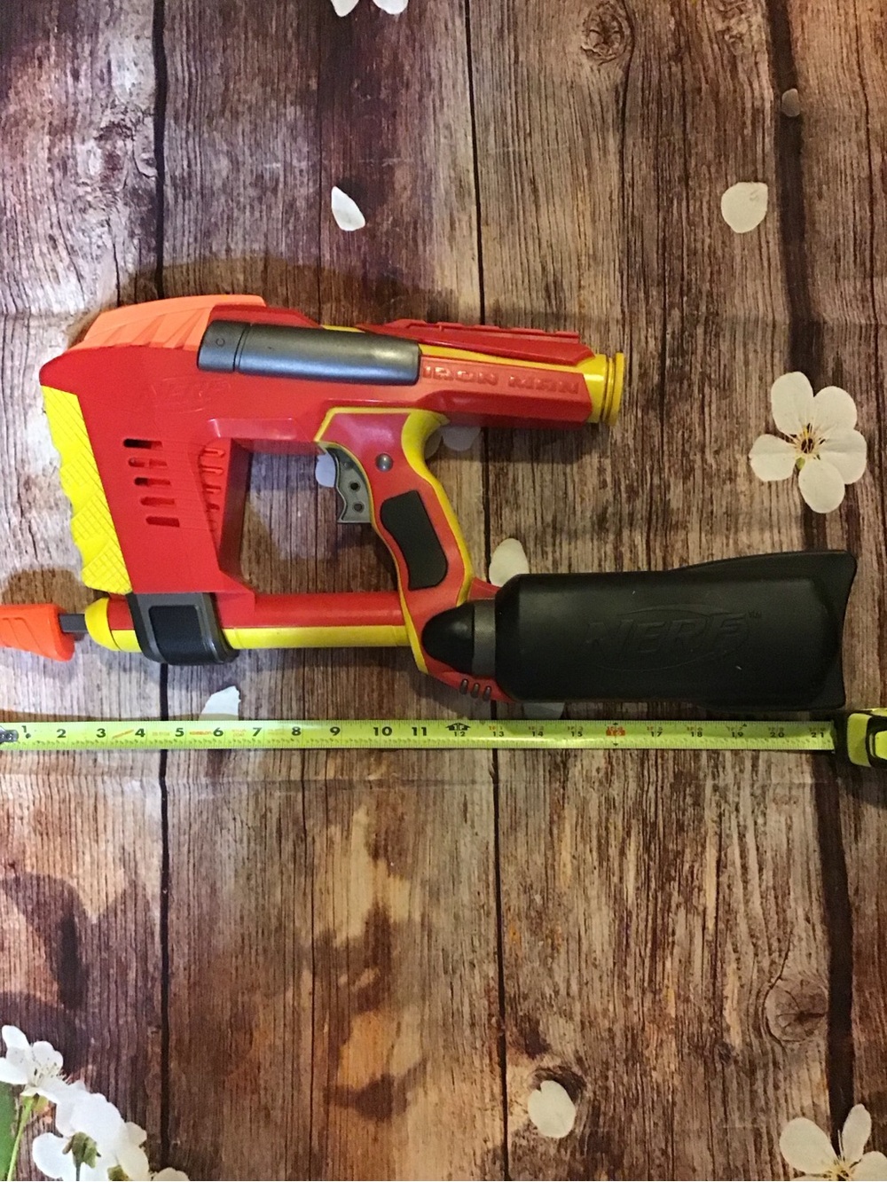 Nerf iorn man Red, Yellow & Black Foam Dart Blaster